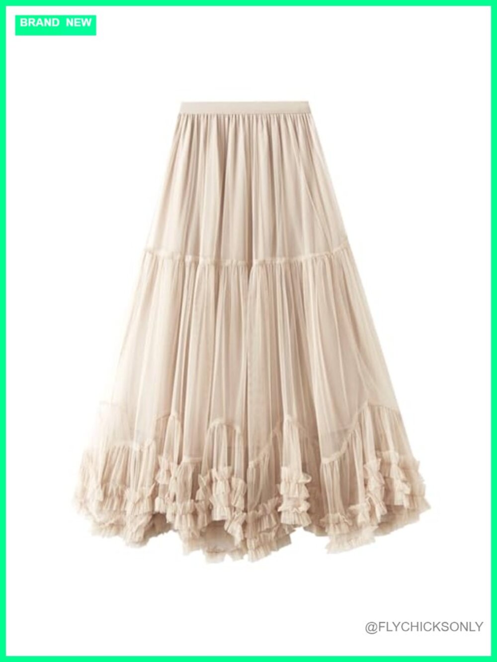 Womens Maxi Tulle Skirt A Line Tiered Mesh Tutu Fairy